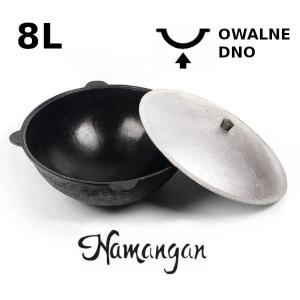 Kazan uzbecki Namangan 8l z aluminiową pokrywką