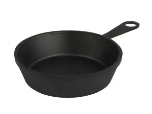 Patelnia żeliwna do serwowania 180x30 mm z uchwytem