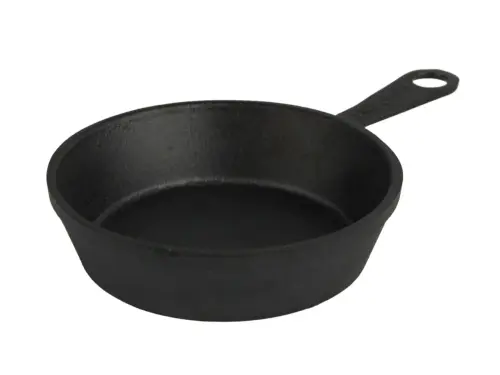 Patelnia żeliwna do serwowania 180x30 mm z uchwytem