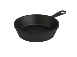 Patelnia żeliwna do serwowania 140x30 mm z uchwytem