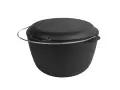 Kociołek żeliwny seria TOURISM 10l pokrywka / patelnia