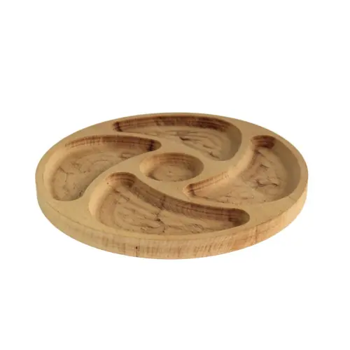 Deska do serwowania SNACK buk 28cm 5 sekcji