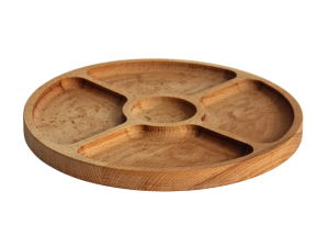 Deska do serwowania TASTE buk 28cm 5 sekcji