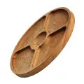 Deska do serwowania TASTE buk 28cm 5 sekcji