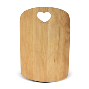Deska do krojenia buk HEART 235x360x18 mm D015