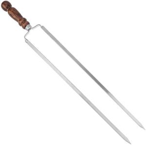 Szampur podwójny ze stali nierdzewnej 450x12x3 mm