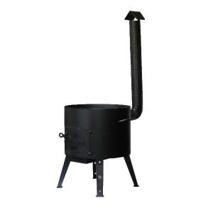 Piec uczag, uchag do kotła 8-10l z kominem