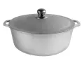 Garnek aluminiowy z pokrywką 4l