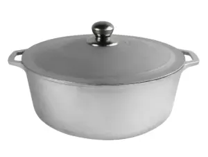 Garnek aluminiowy z pokrywką 4l