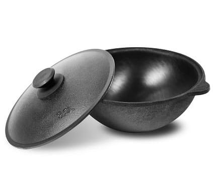 Kazan uzbecki Davr Metal 3,5l z aluminiową pokrywką