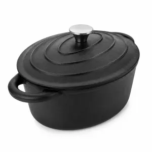 Owalny garnek żeliwny do pieczenia 4,0 L 29 cm