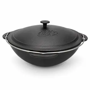 Kociołek żeliwny KAZAN 15l z pokrywką 400 mm