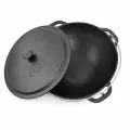 Kociołek żeliwny KAZAN 15l z pokrywką 400 mm