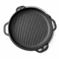 Kociołek żeliwny KAZAN 10l z pokrywką/patelnią grill 360 mm